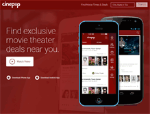 Tablet Screenshot of cinepop.com
