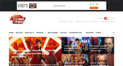 Desktop Screenshot of cinepop.com.br